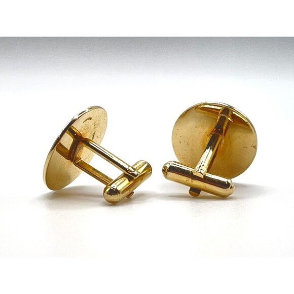 Vintage Bad Golfer Award Enamel Cufflinks Funny Gift Golfer Gift Made In Germany - Picture 3 of 3